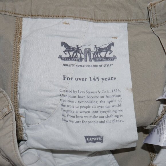 Levis Cargo Shorts 33 Mens Gray Utility Cotton - Picture 8 of 11
